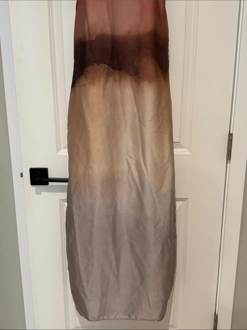Mango Selection Gradient Watercolor Halter Long Dress - Picture 3 of 10